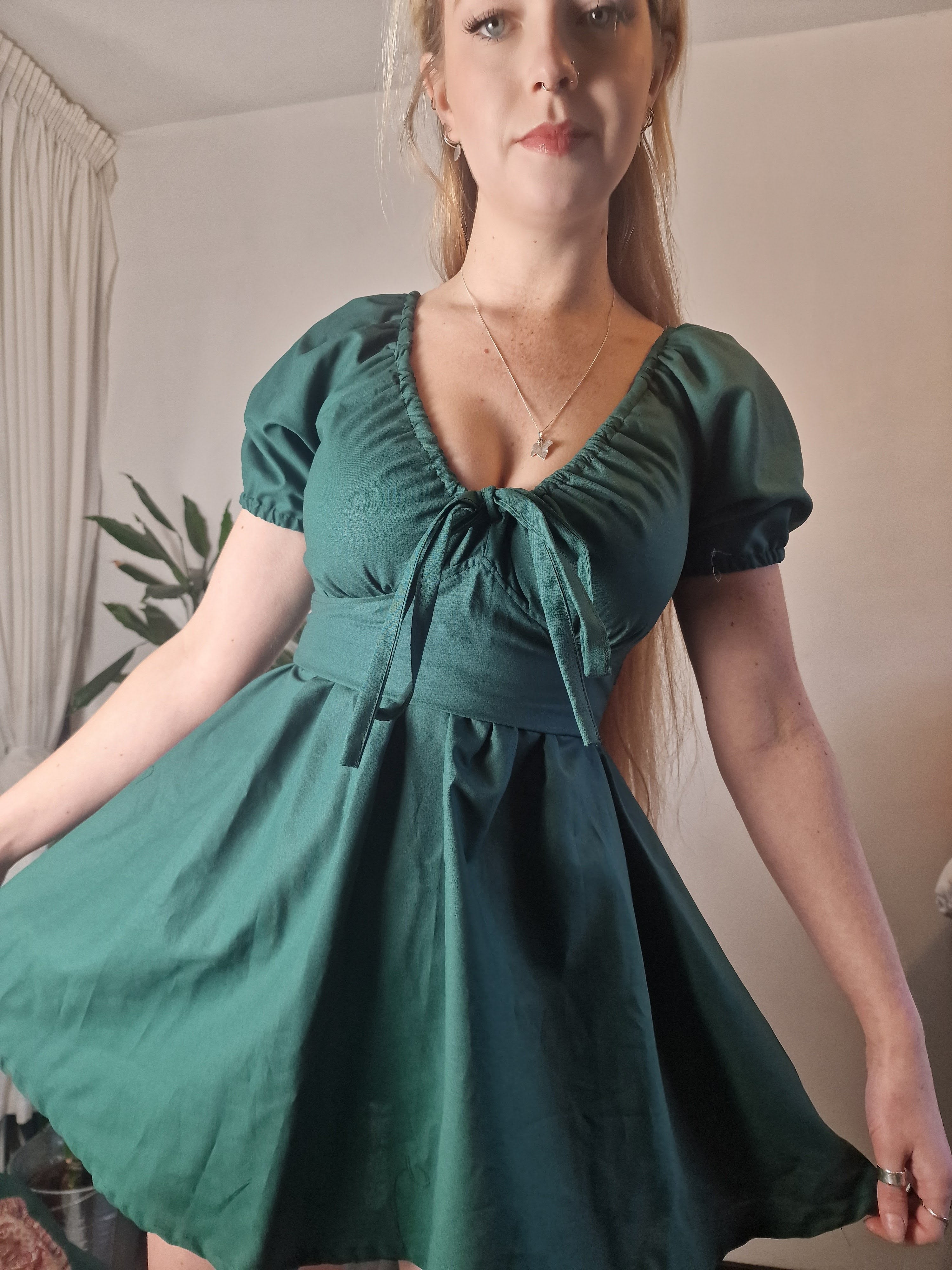 Babydoll Florence Dress (Create your own) 2" is automatically added to the selected skirt length
