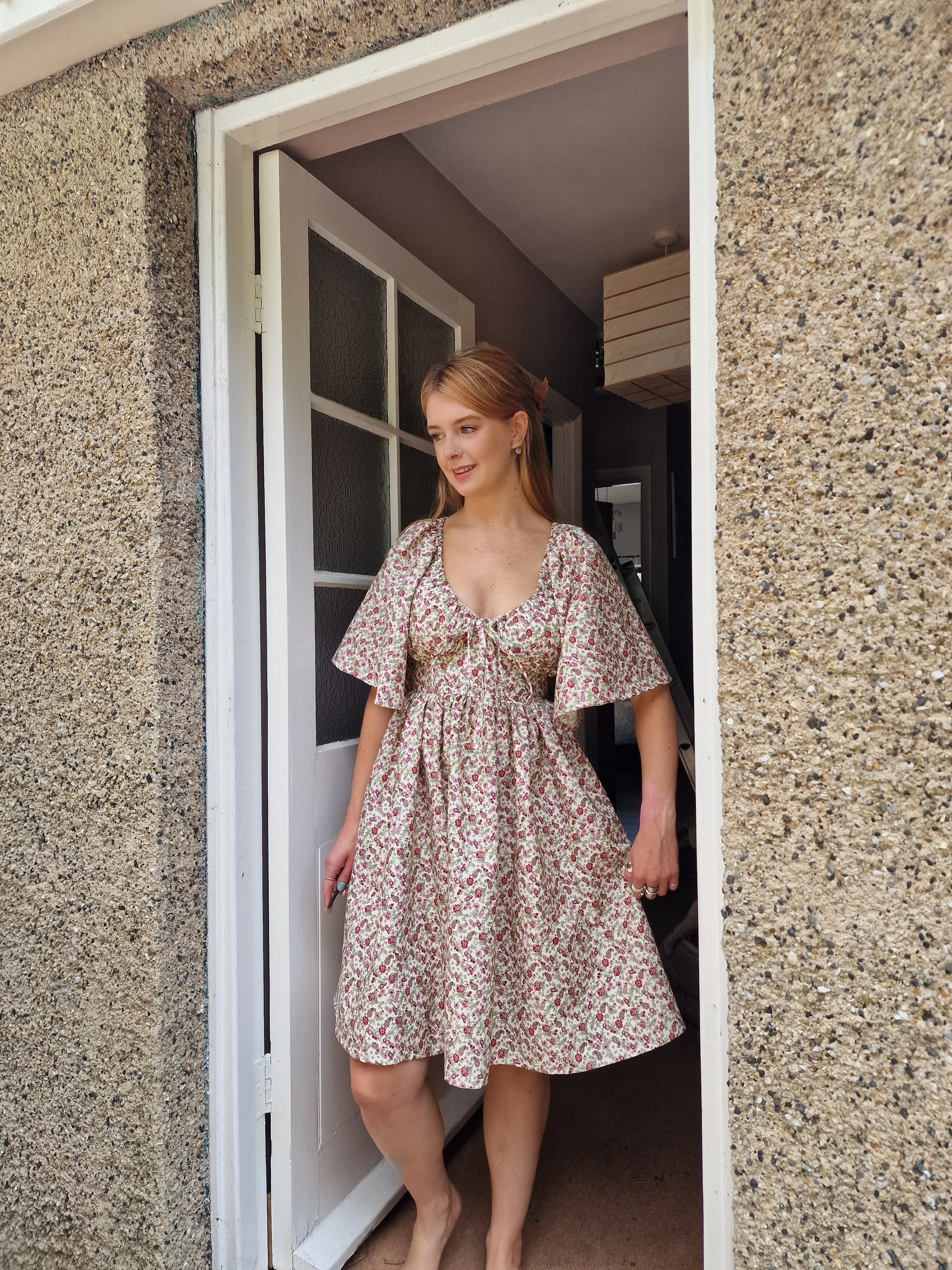 Babydoll Florence Dress (Create your own) 2" is automatically added to the selected skirt length
