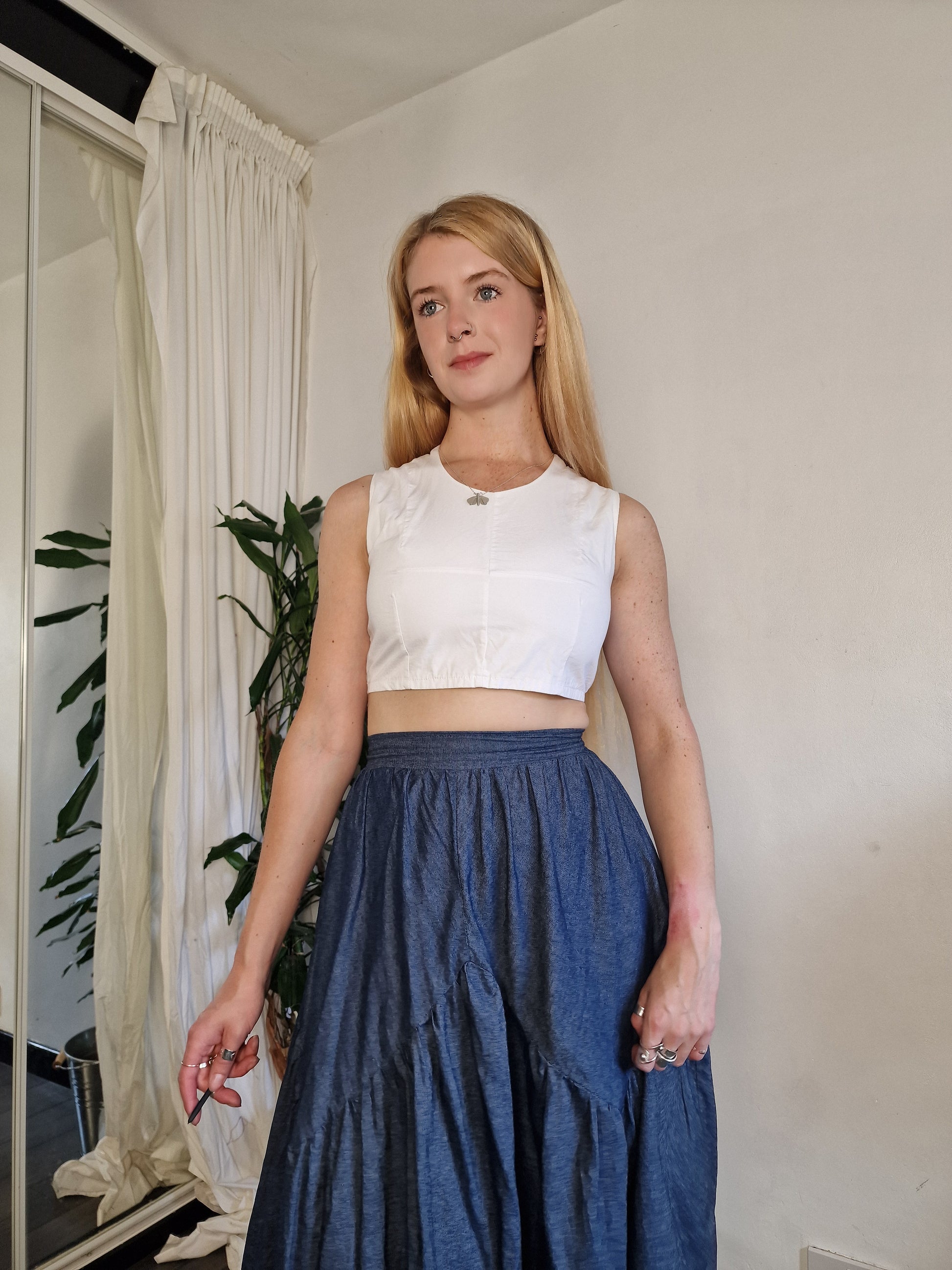 White tank top (sample UK 6/8)