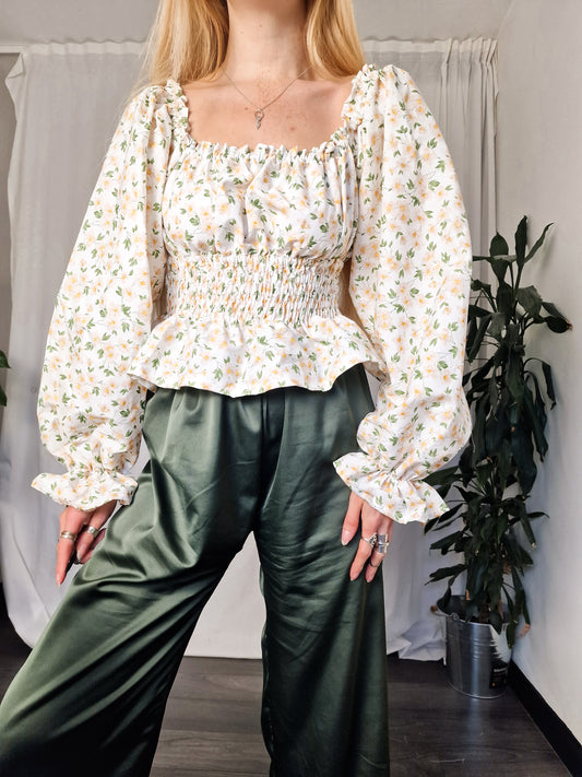 Soft Peplum Blouses (Customisable)