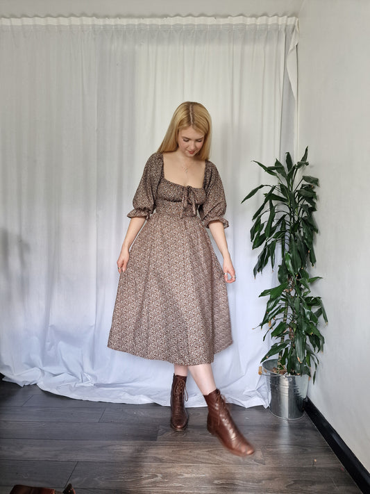 Scoop Neck Dress (Other fabrics available)