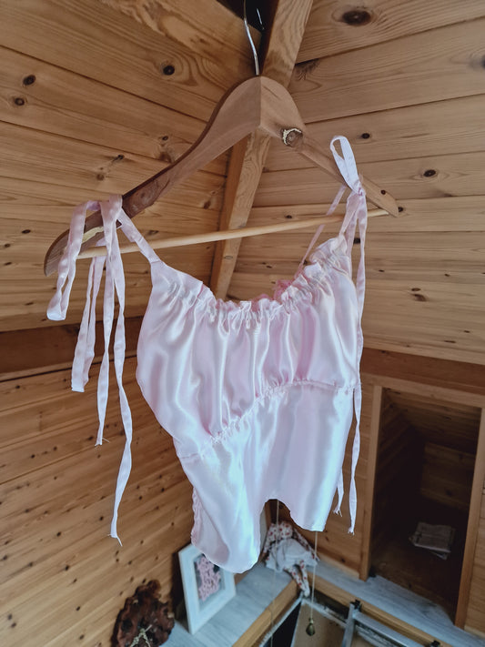 Satin Milkmaid Cami