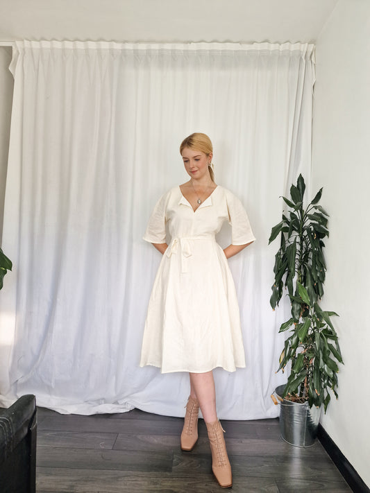 Elegant Smock Dress (various fabrics available)