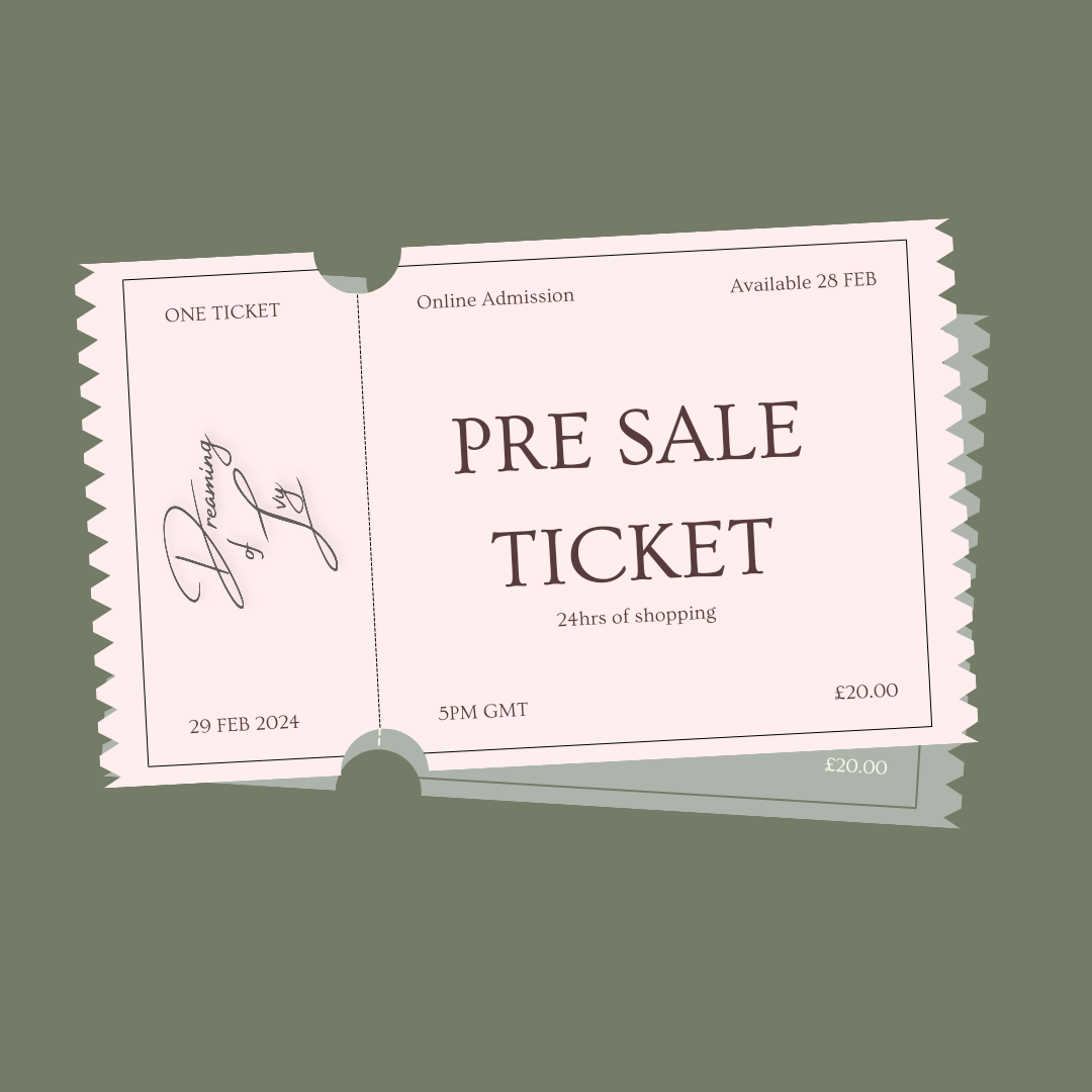 Pre Sale Tickets