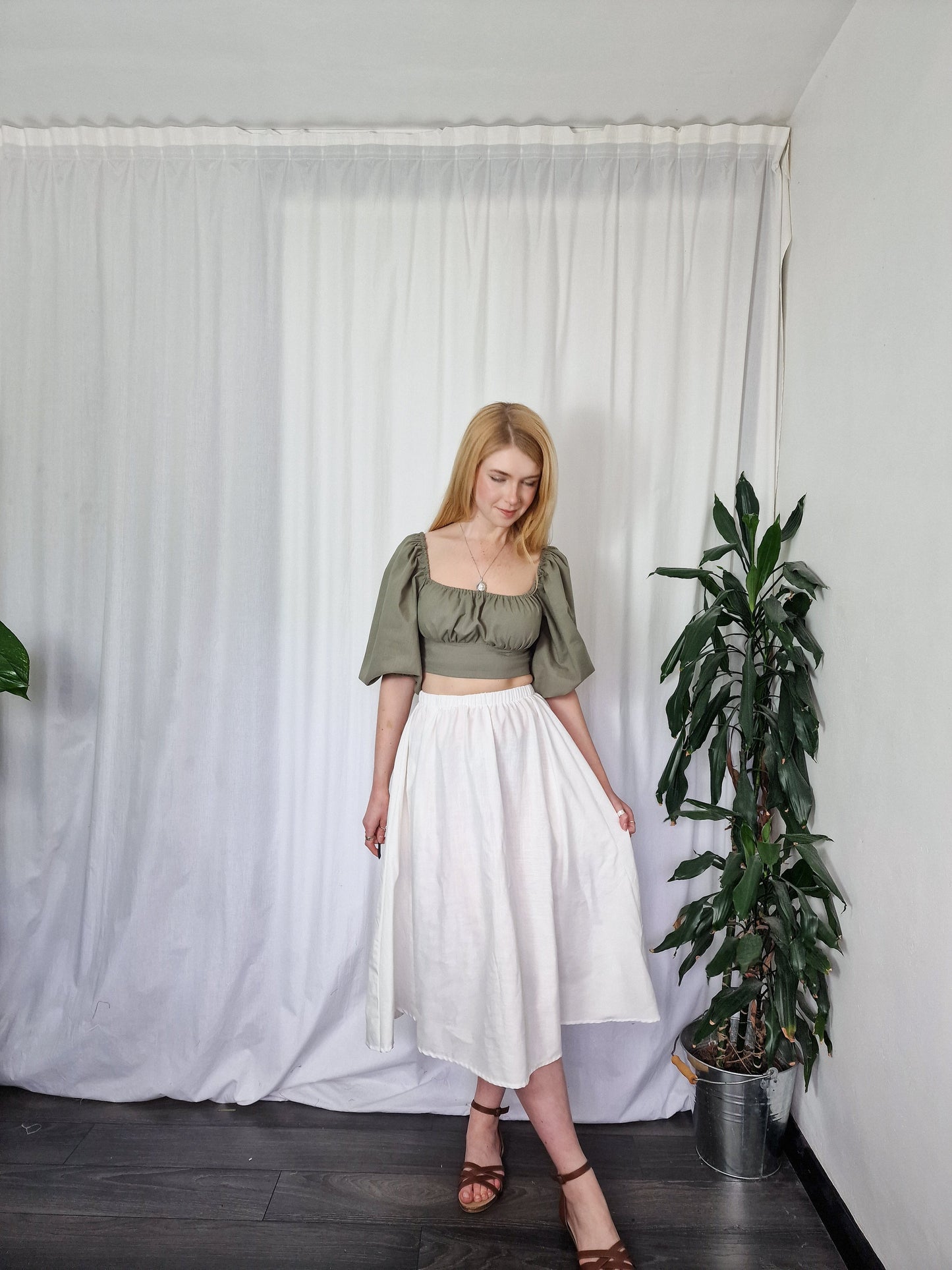 Milkmaid Blouse (available in a range of fabrics)