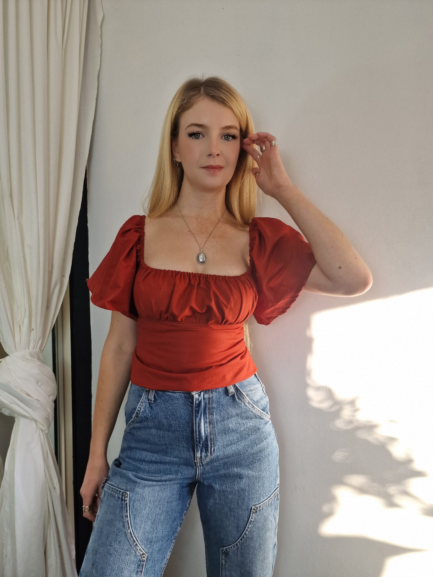 Milkmaid Blouse (available in a range of fabrics)