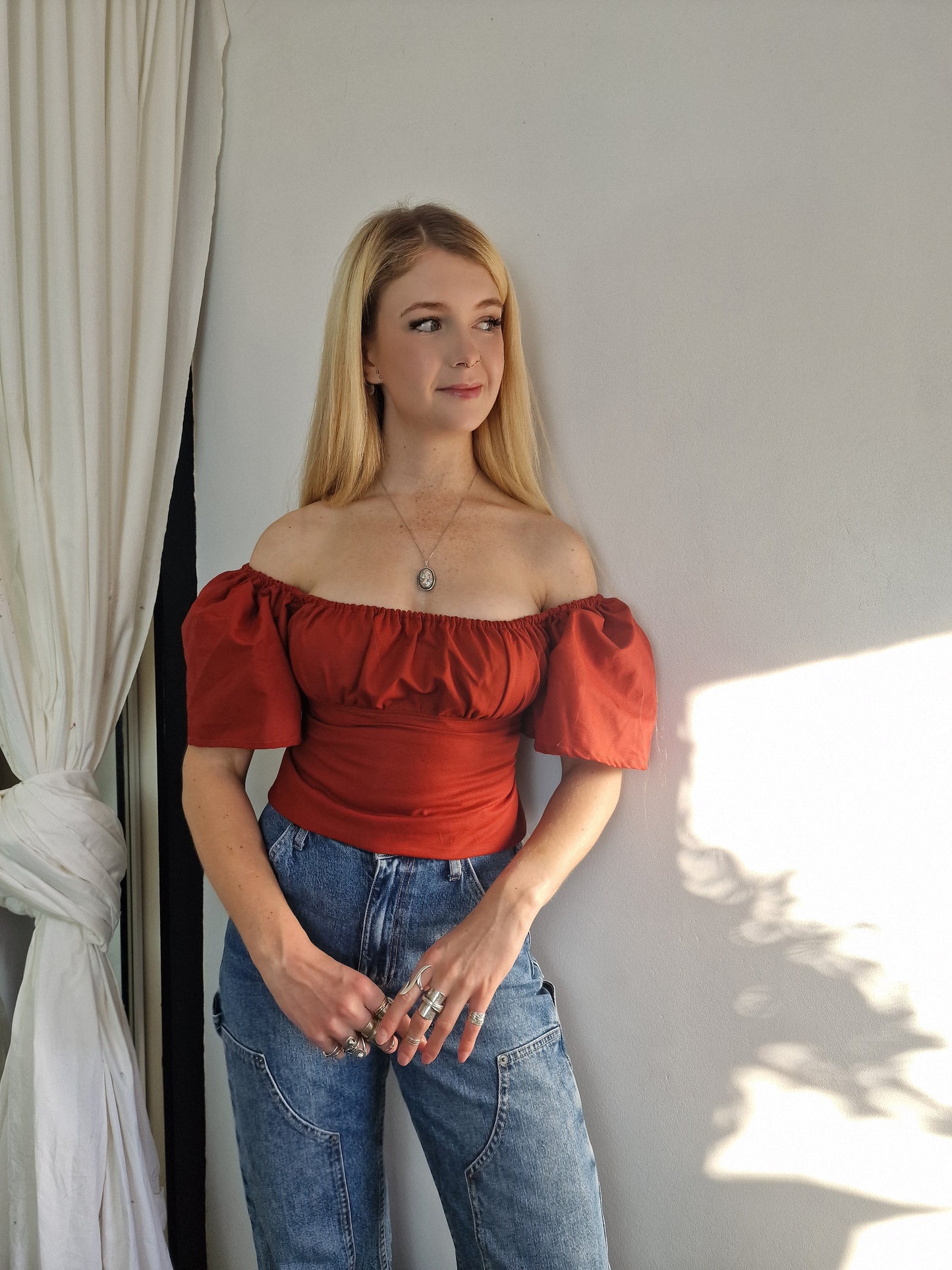 Milkmaid Blouse (available in a range of fabrics)