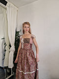 Patchwork Milkmaid top