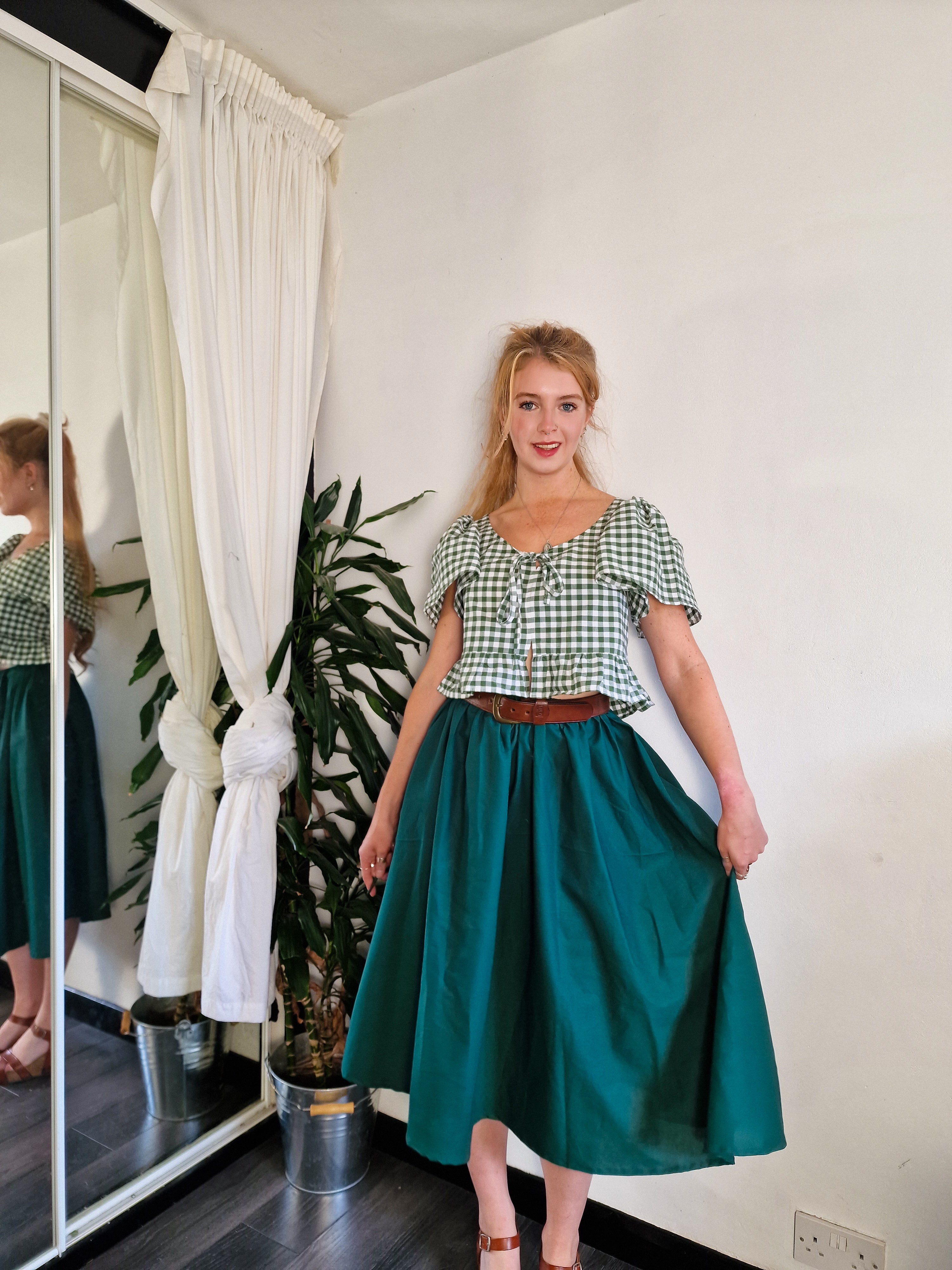 Darcy Blouse, choose to add a collar, frill hem, and sleeves!