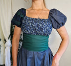 Patchwork Milkmaid Blouse