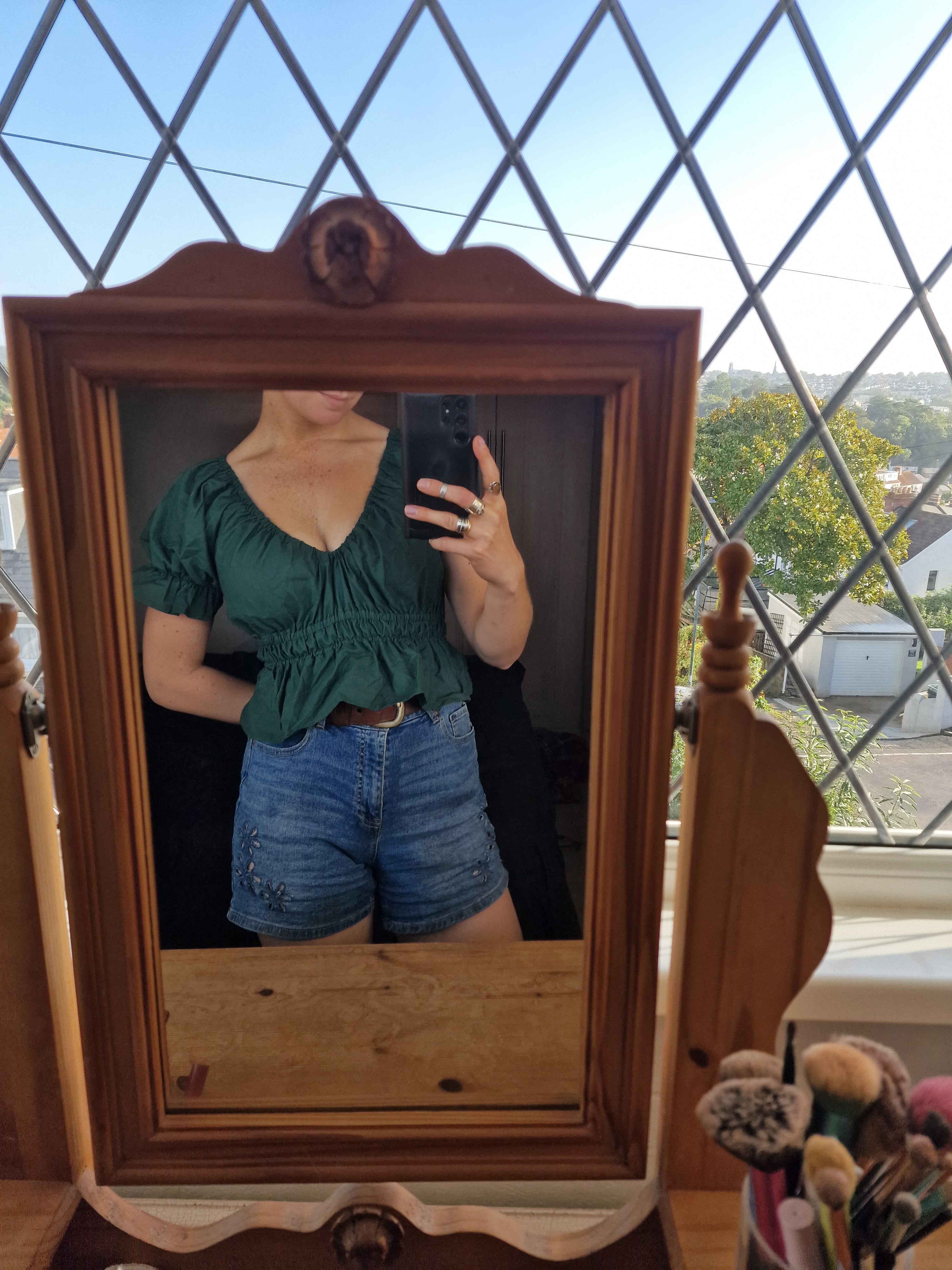 V-neck blouse UK 6-8