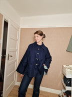 Long Line Swing Coat (Straight Sleeves)