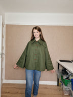 Long Line Swing Coat (Butterfly Sleeves)