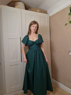 Sweetheart Dress (Lace up back, butterfly sleeves, standard skirt)