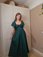 Sweetheart Dress (Lace up back, butterfly sleeves, standard skirt)