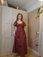 Sweetheart Dress (Lace up back, butterfly sleeves, standard skirt)