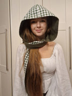 Reversible hood scarf