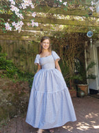 Clover Dress (Butterfly sleeves, two tiered skirt)