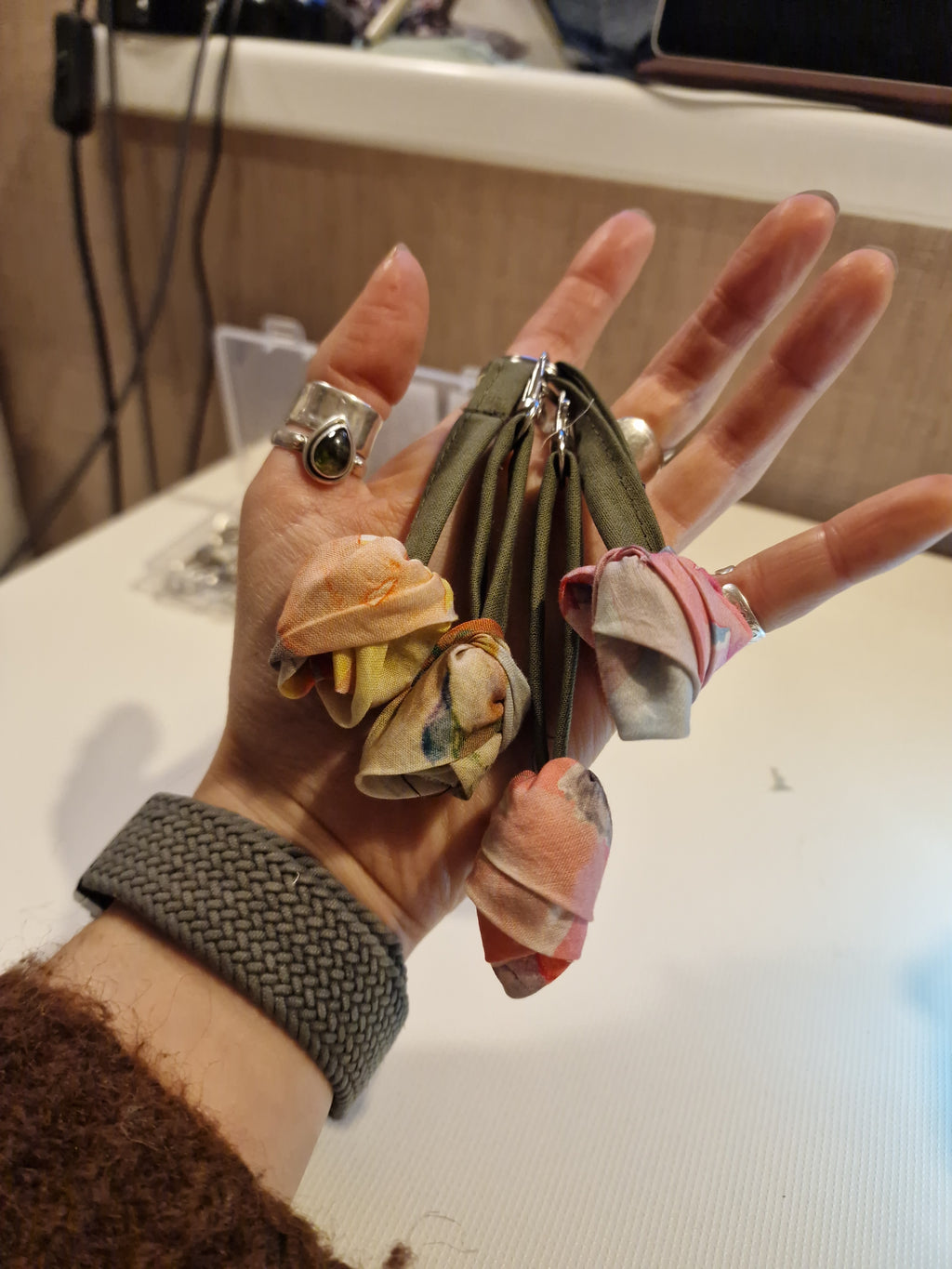 Mystery flowers key chain!