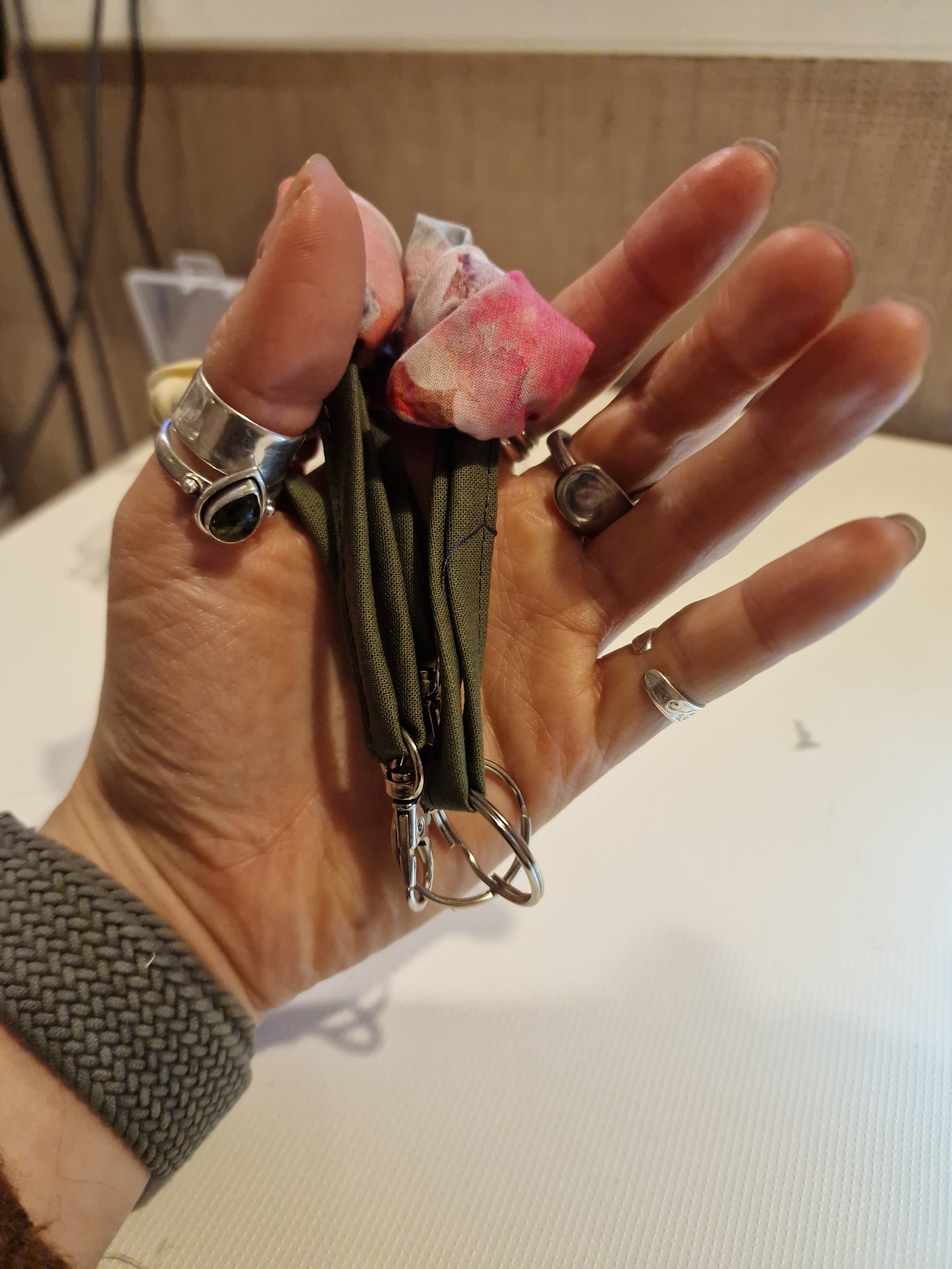 Mystery flowers key chain!