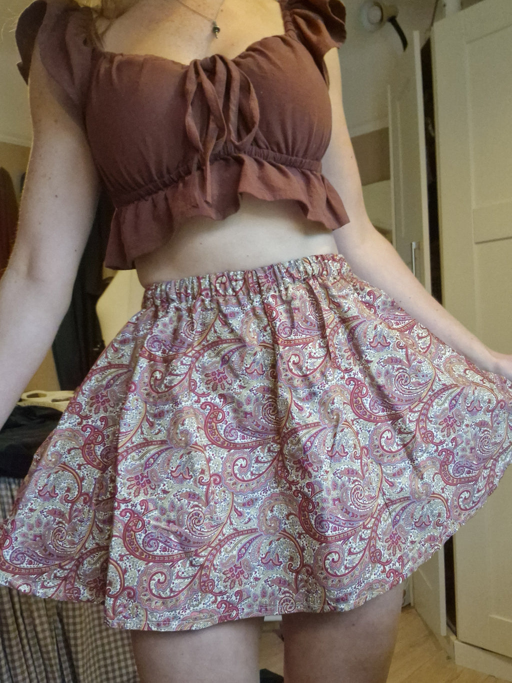 Paisley skort