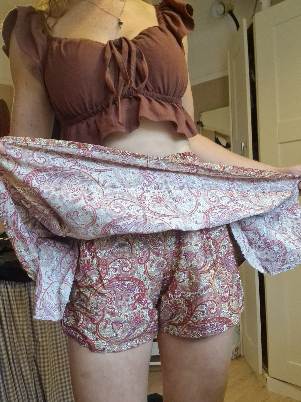 Paisley skort