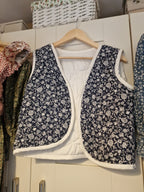 Reversible quilted vest