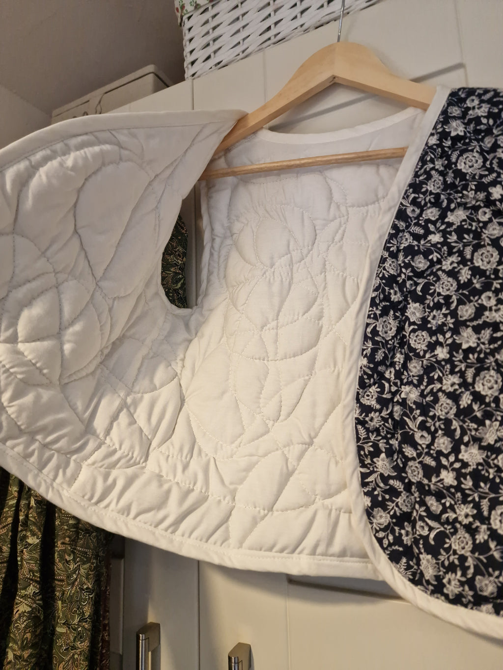 Reversible quilted vest