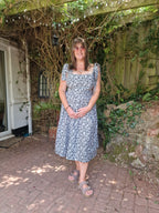 Black and white clover Dress (UK 18)