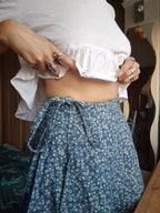Wrap skirt (recommend 24-28" waist but could fit larger with a smaller overlap)