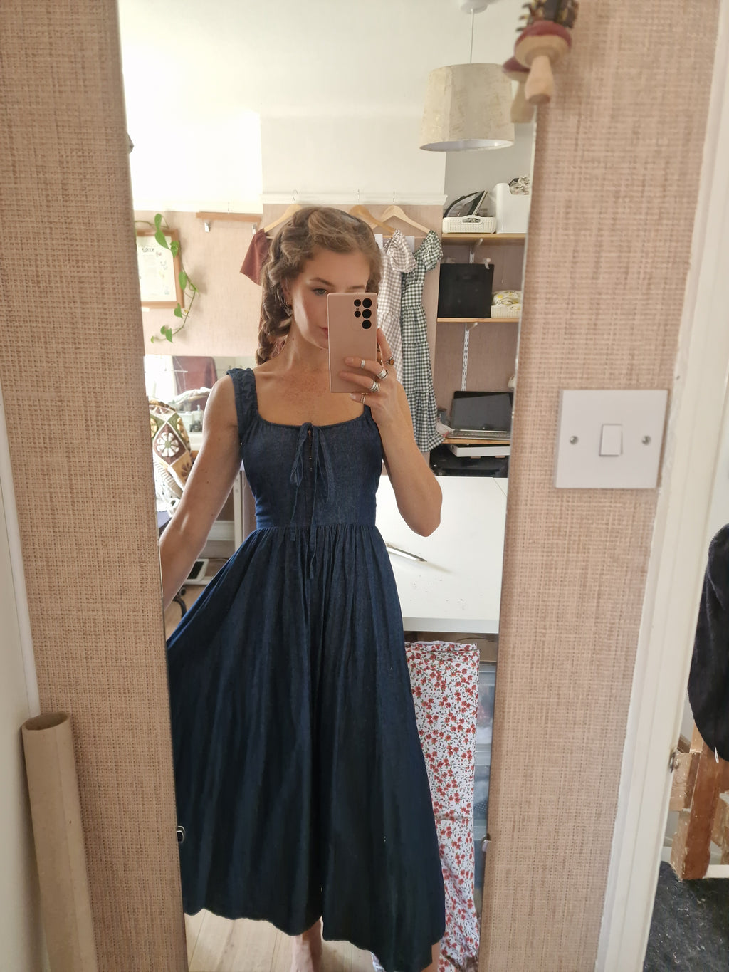 Chambray Harvest dress sample UK 6/8