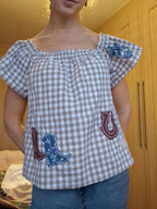 Scrappy western gingham - size b