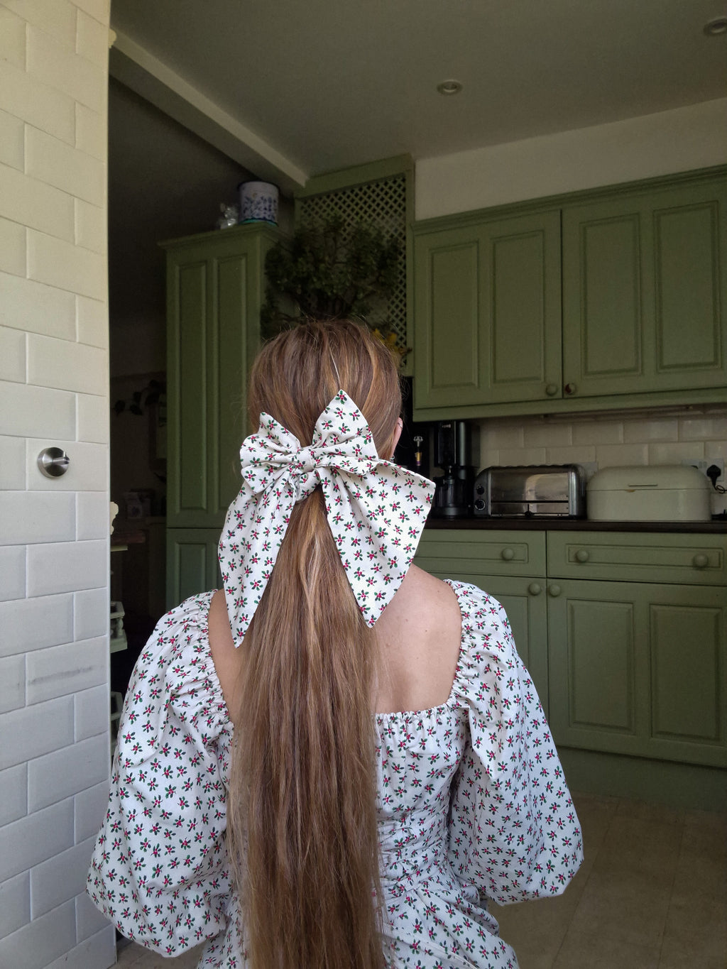 Large Hair Bow on a hairband, or scrunchie