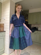 Patchwork skirt - size adjustable