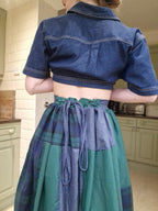 Patchwork skirt - size adjustable