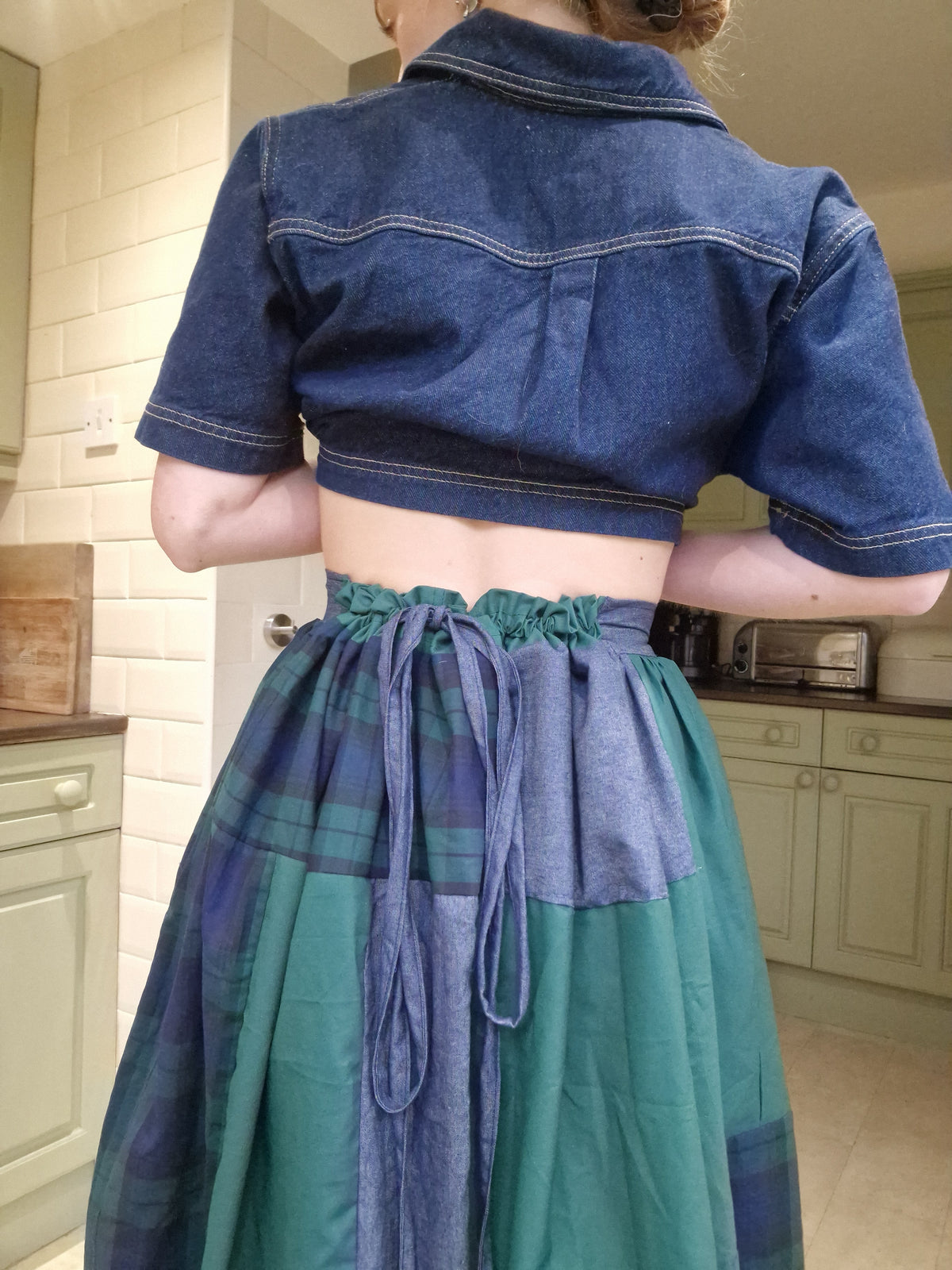 Patchwork skirt - size adjustable
