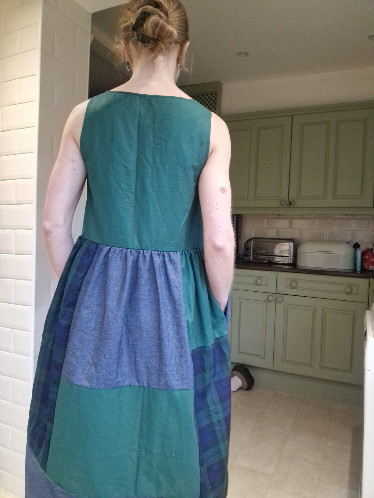 Patchwork dress 35" bust