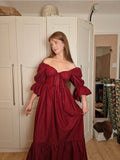 Sweetheart Dress (Whimsical sleeves, functional bust bow, standard skirt + 10" frill)