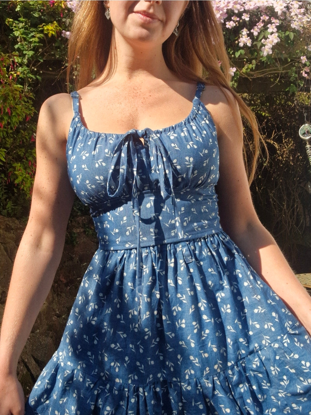 Cassandra blouse, UK 8/10, possibly a small 12? Skirt NOT included