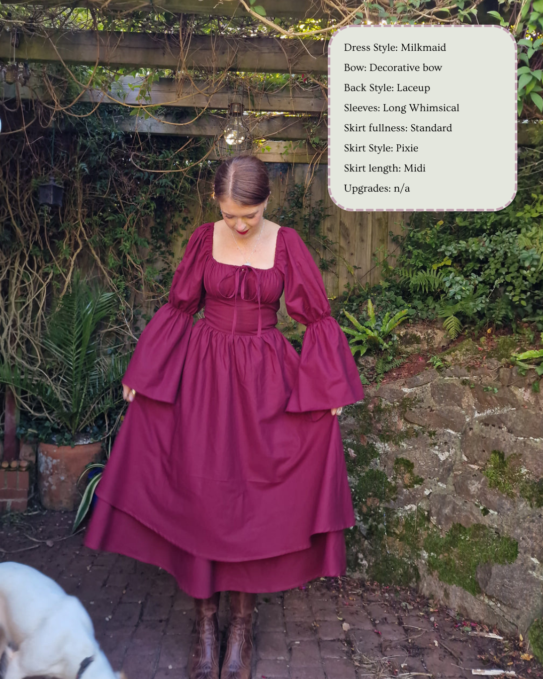 Milkmaid Dress (Create Your Own)