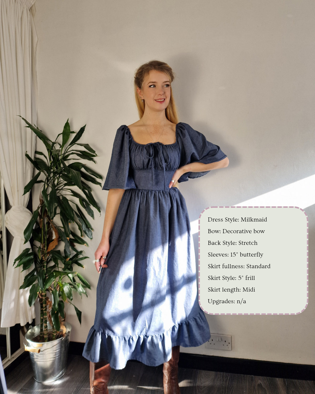 Milkmaid Dress (Create Your Own) Dreaming Of Ivy Milkmaid Dress (Create Your Own) Dreaming Of Ivy