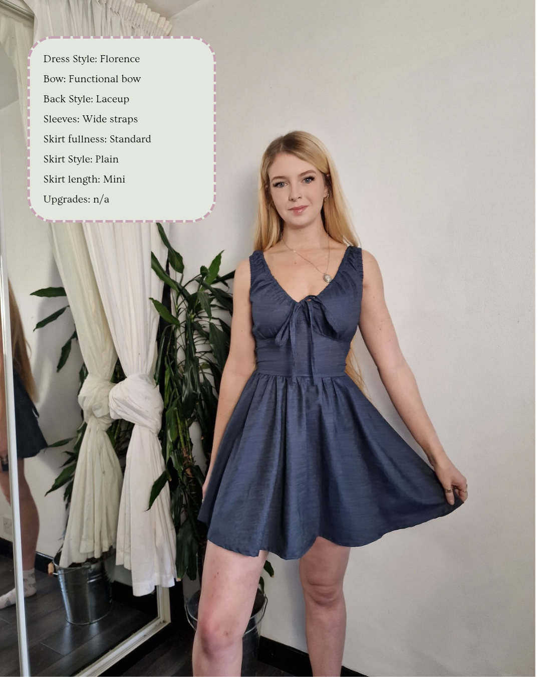 Florence Dress (Customisable- updated 28/02/26, please read description)