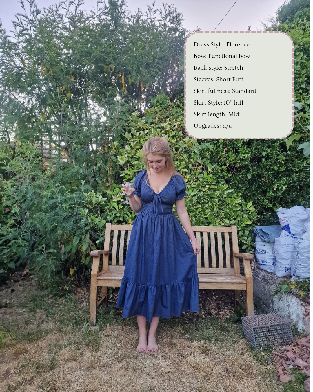 Florence Dress (Customisable- updated 28/02/26, please read description)