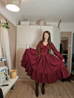 The Rosalind Dress (v-neck, create your own)