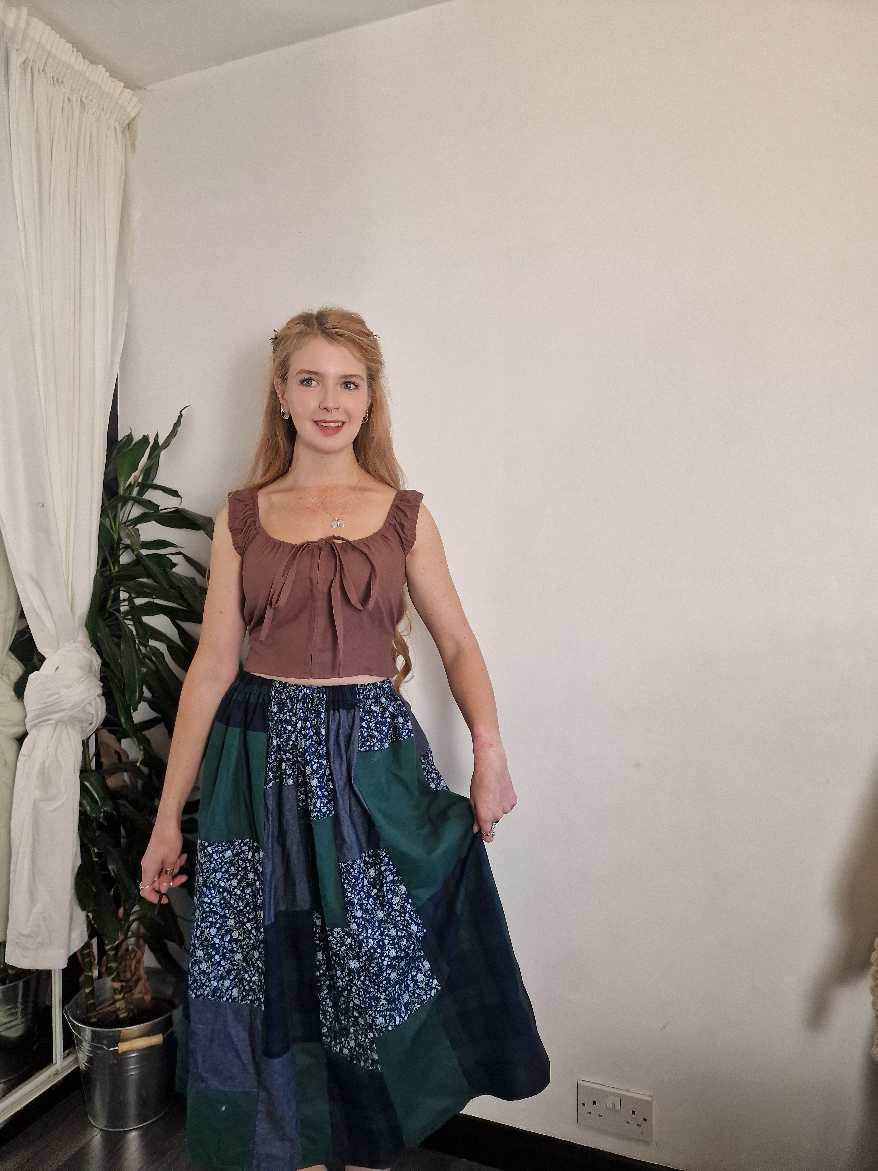Medium Patchwork Skirt, Choose Your Fabrics!