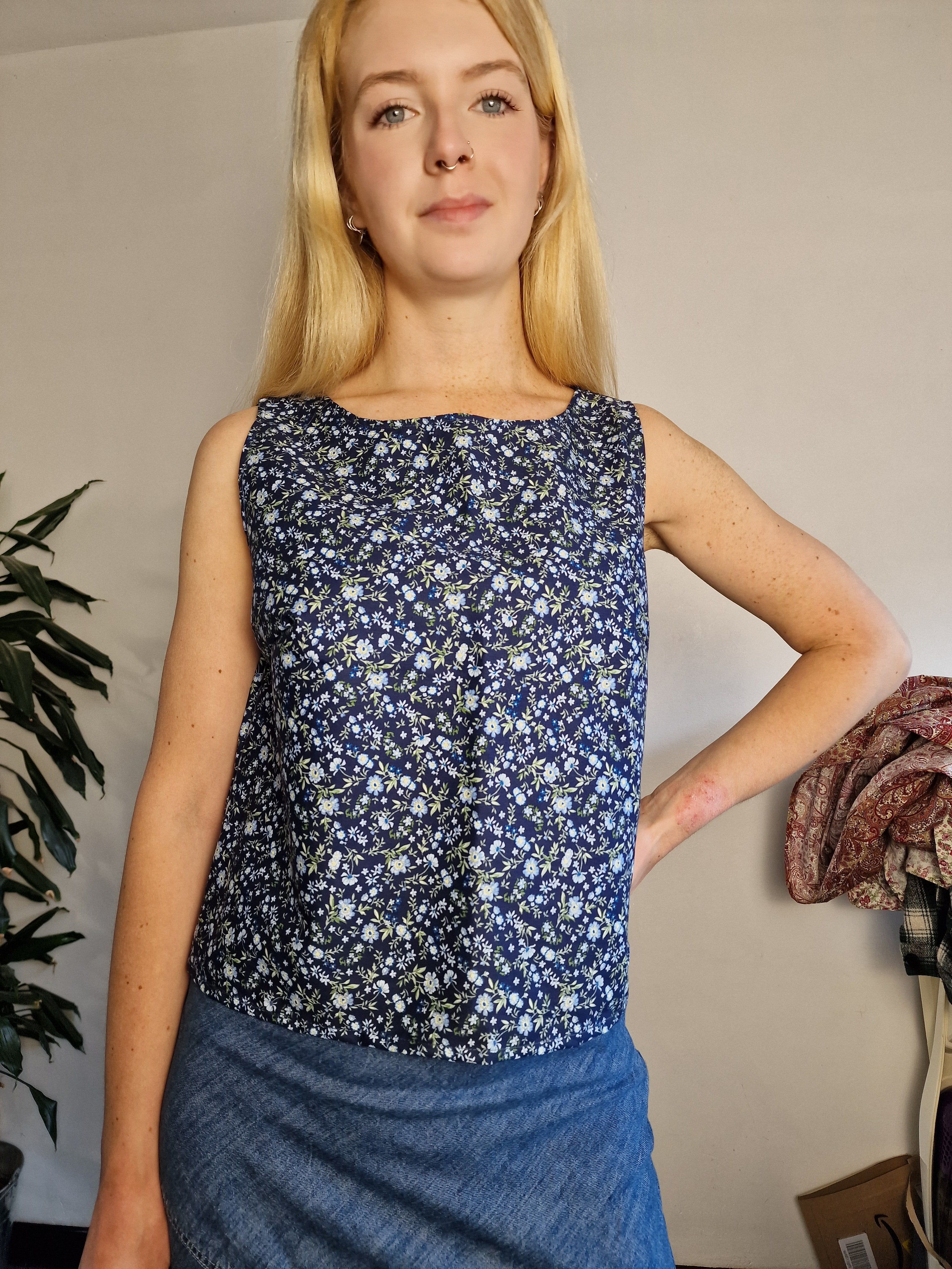 Daily Blouse, optional sleeves