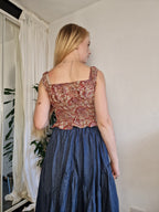 Tie front milkmaid (sample UK 6/8)