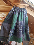 Medium Patchwork Skirt, Choose Your Fabrics!