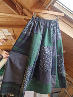Medium Patchwork Skirt, Choose Your Fabrics!