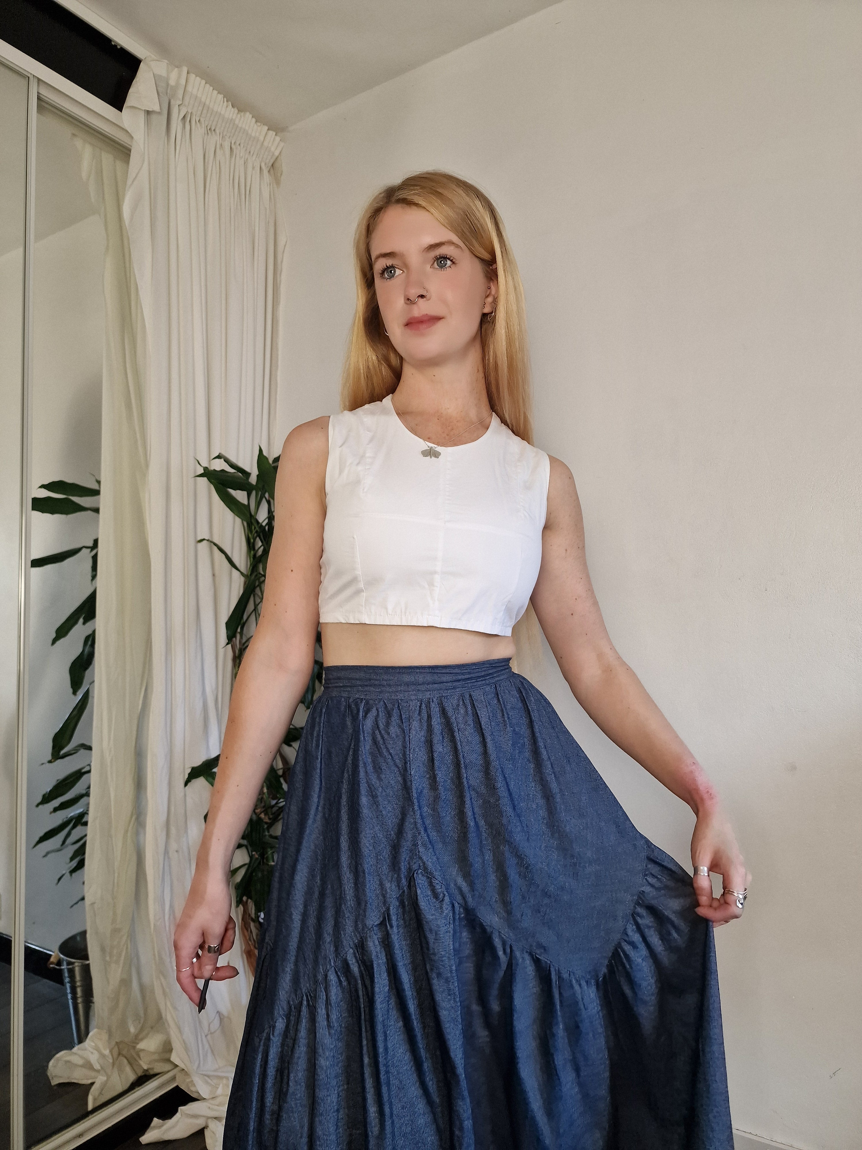 White tank top (sample UK 6/8)